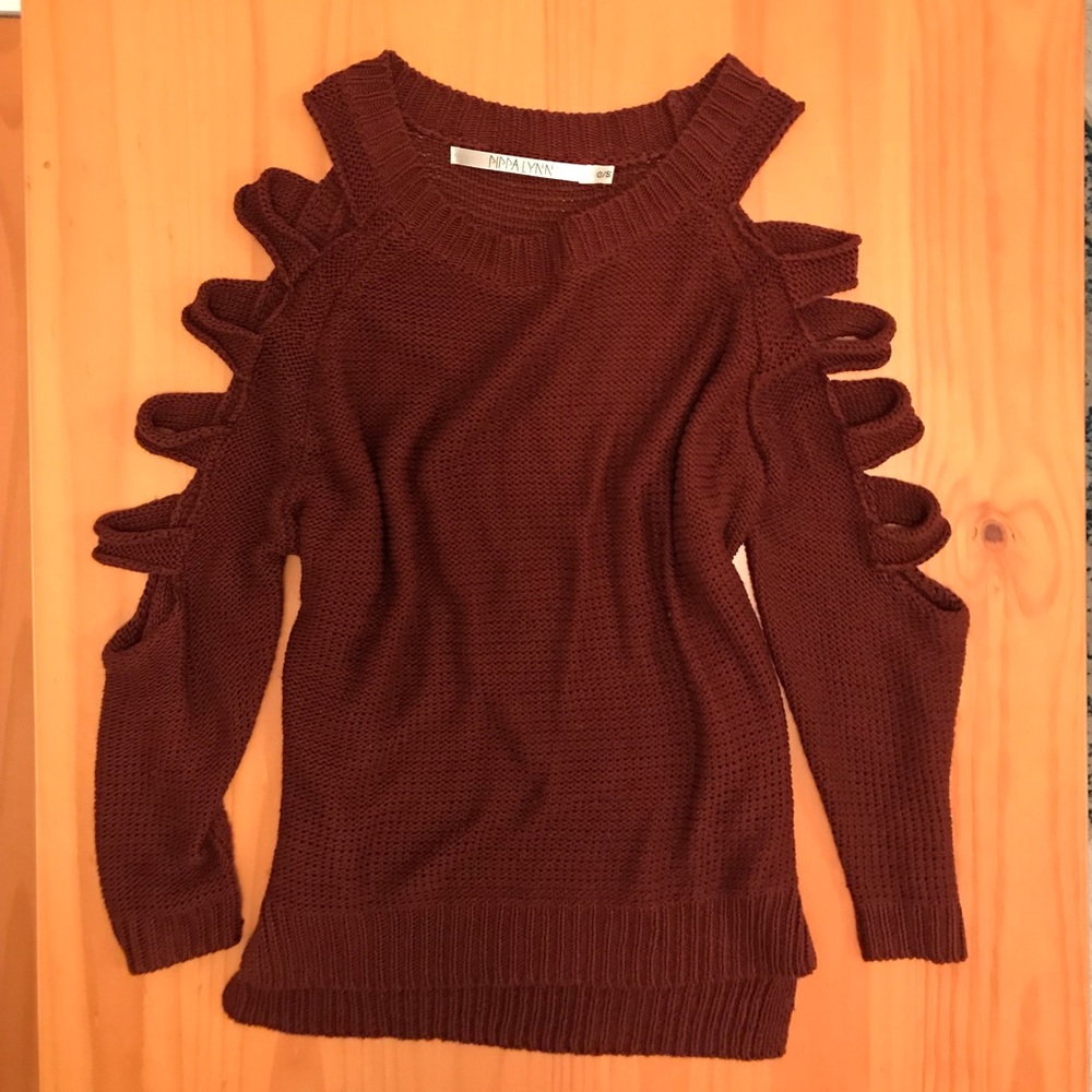 Sweater with cut outs, from LF